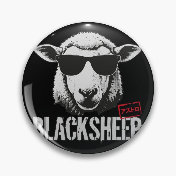 Item preview, Black Sheep – Rebel of the Flock Streetwear Design designed and sold by TipTop GFX.