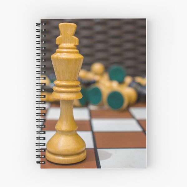Item preview, Wooden King Chess Piece Standing on Chessboard After Victory Representing Strategy And Leadership designed and sold by Nmallia.