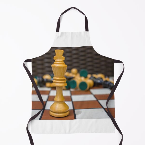Item preview, Wooden King Chess Piece Standing on Chessboard After Victory Representing Strategy And Leadership designed and sold by Nmallia.