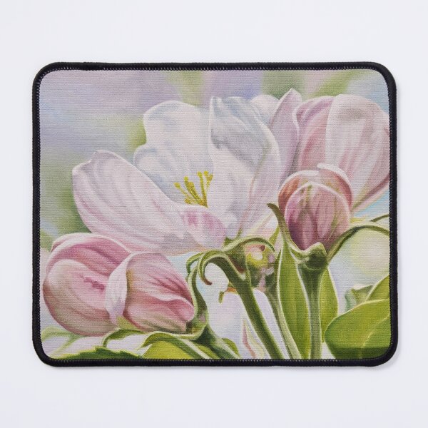 Item preview, Ascent - apple blossom floral painting designed and sold by Emily Bickell.