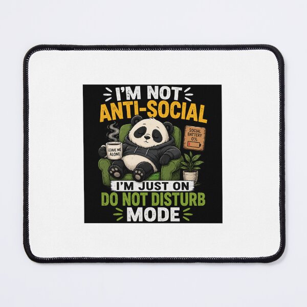 Item preview, Anti social panda designed and sold by SamJane23.
