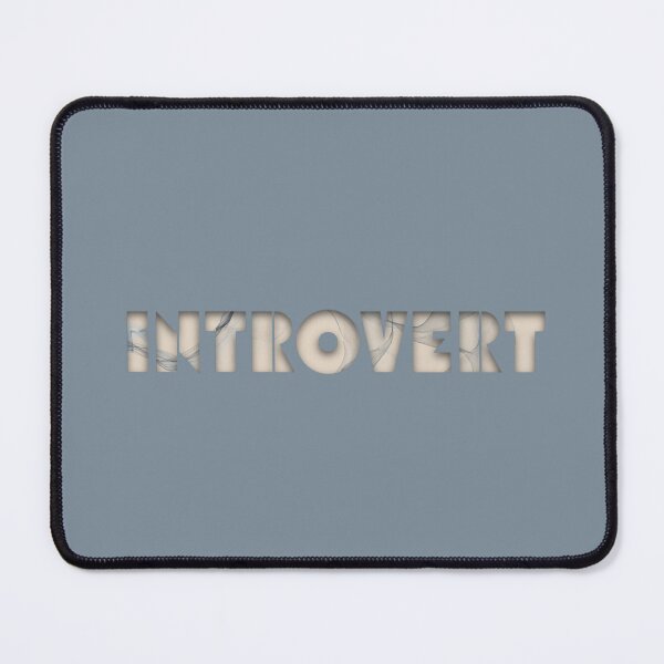 Item preview, Minimalist Introvert Typography Aesthetic Design designed and sold by Violet-Forge.
