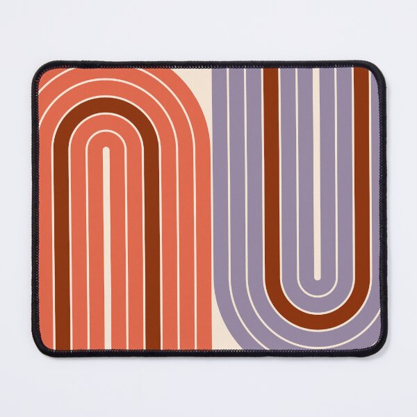 Item preview, Minimalist Geometric Arches Pattern in Tuscan Sunset designed and sold by nineFlorals.