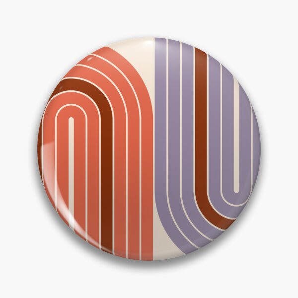 Item preview, Minimalist Geometric Arches Pattern in Tuscan Sunset designed and sold by nineFlorals.