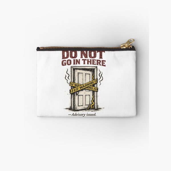Item preview, Do NOT Go In There — Funny Bathroom Warning Parody Shirt designed and sold by CerealBoxInk.