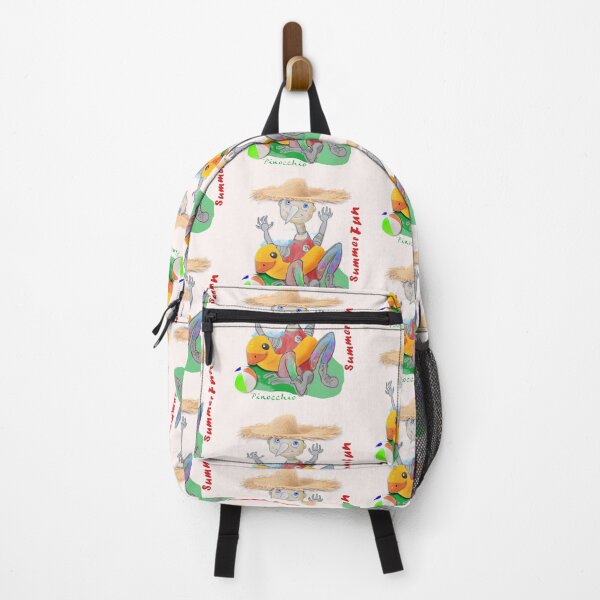 Item preview, Summer Fun Playing Wood PINOCCHIO with Swimming Duck (Original Drawing by ACCI) designed and sold by VanyssaGraphics.