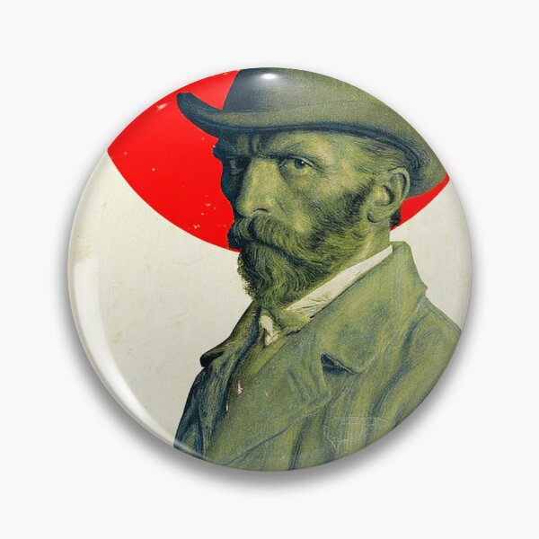 Item preview, Vintage Van Gogh Red Sun Portrait designed and sold by djovan.