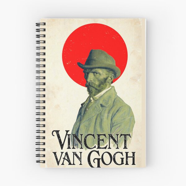 Item preview, Vintage Van Gogh Red Sun Portrait designed and sold by djovan.