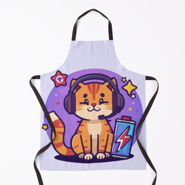Item preview, Cat Powered Gaming Sticker designed and sold by Stylestickers55.