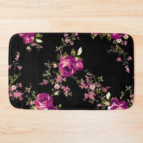 Item preview, Midnight Blush Roses Floral Pattern designed and sold by INKRebelGraphic.