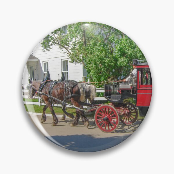 Item preview, Horse-Drawn Grand Hotel Red Carriage, Mackinac Island, Michigan designed and sold by Catherine Sherman.