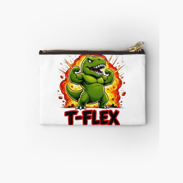 Item preview, T-FLEX Funny Muscular T Rex Gym Pun designed and sold by Nano-Threads.