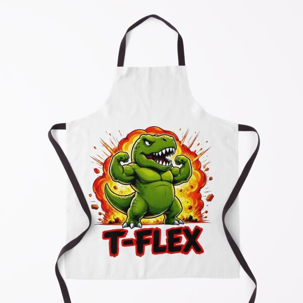 Item preview, T-FLEX Funny Muscular T Rex Gym Pun designed and sold by Nano-Threads.