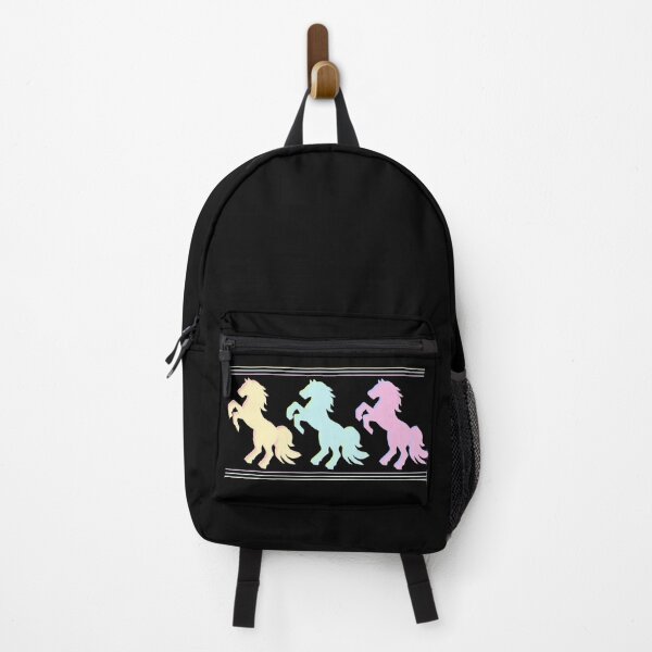 Item preview, Dreamy Pastel Rearing Horses Retro Graphic designed and sold by SunandShade.