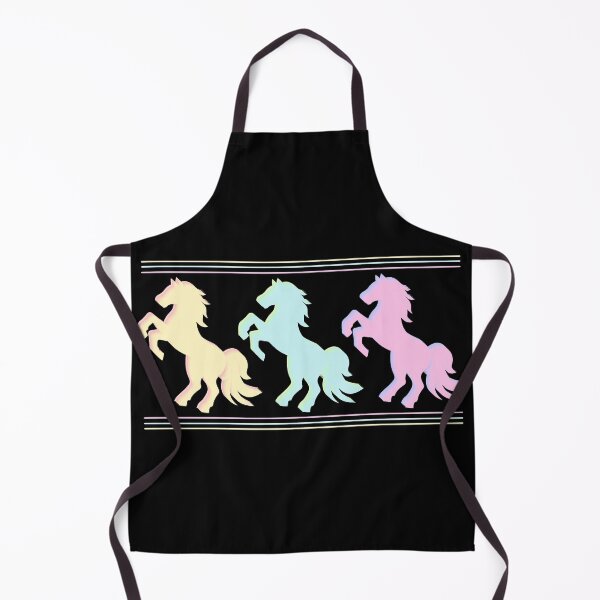 Item preview, Dreamy Pastel Rearing Horses Retro Graphic designed and sold by SunandShade.