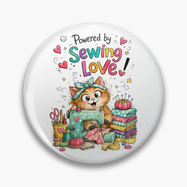 Item preview, Powered by Sewing Love Cute Sewing Quote | Seamstress Quilter Craft Lover Design designed and sold by EverStitchStudio ★★★★★.