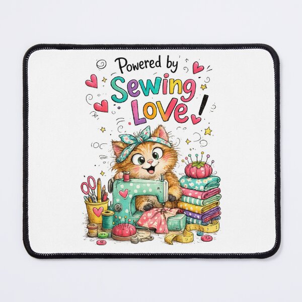 Item preview, Powered by Sewing Love Cute Sewing Quote | Seamstress Quilter Craft Lover Design designed and sold by EverStitchStudio ★★★★★.