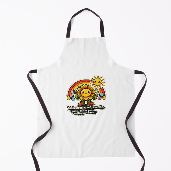 Item preview, Cute Sunflower Axe Fight Your Enemies Sticker designed and sold by MIROUZ2000.