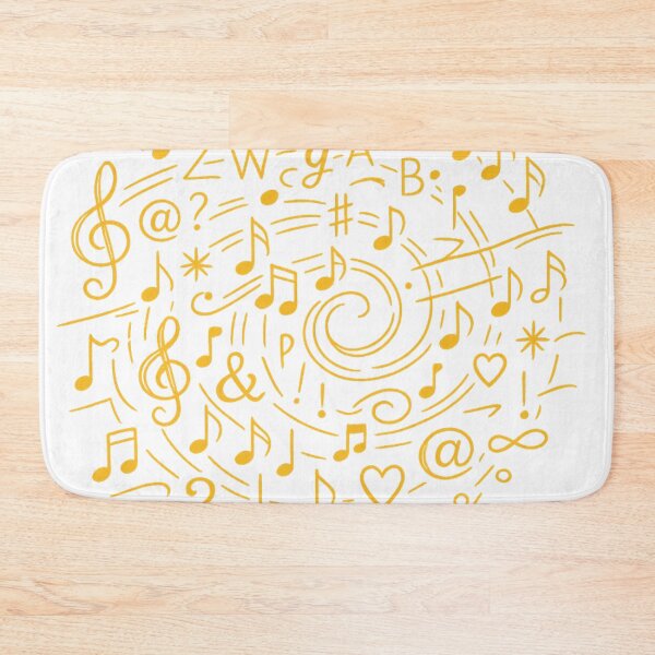 Item preview, Golden Spiral Music Symbols – Premium Minimal Line Art Design designed and sold by Joyfulfabric.