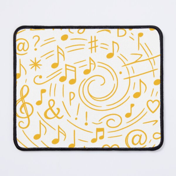 Item preview, Golden Spiral Music Symbols – Premium Minimal Line Art Design designed and sold by Joyfulfabric.