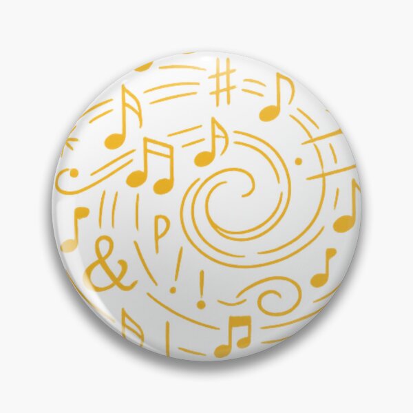 Item preview, Golden Spiral Music Symbols – Premium Minimal Line Art Design designed and sold by Joyfulfabric.