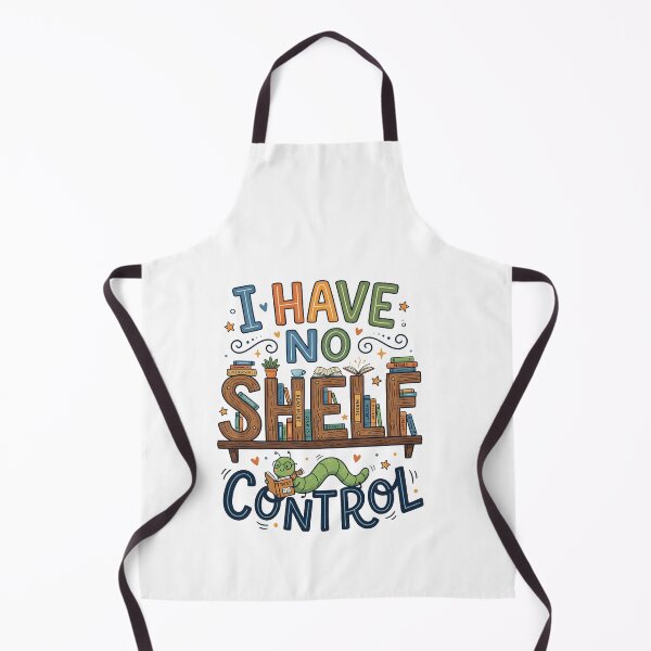 Item preview, I Have No Shelf Control – Cute Bookworm Reader Pun Design designed and sold by DesignsCreative.