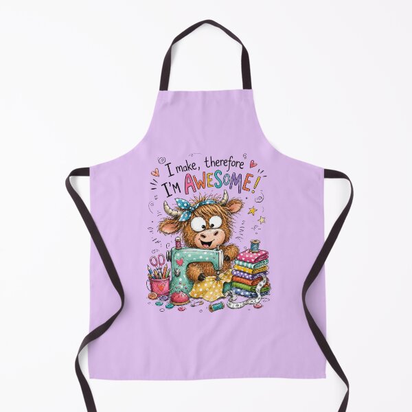 Item preview, I Make Therefore I’m Awesome Funny Sewing Quote | Seamstress Quilter Maker Design designed and sold by EverStitchStudio ★★★★★.