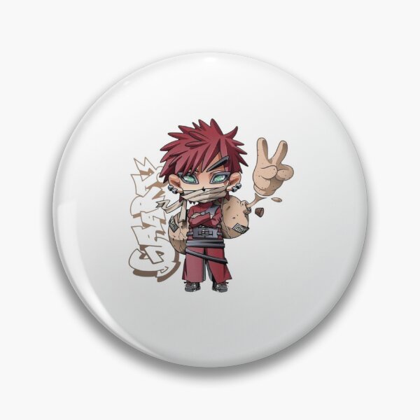 Item preview, Suna Village Sand Shield Chibi Holding Peace Sign designed and sold by Deviantfant.