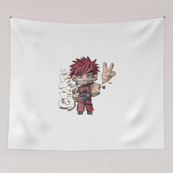 Item preview, Suna Village Sand Shield Chibi Holding Peace Sign designed and sold by Deviantfant.