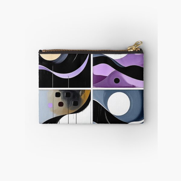 Item preview, quiet orbits stamp colorful geometric abstract design designed and sold by SmashingDeals.