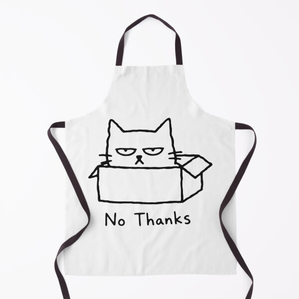 Item preview, No Thanks – Grumpy Cat in a Box Funny Introvert Cat Lover designed and sold by cladeart.