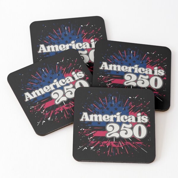 Item preview, America Is 250 Paint Splash Flag Burst — USA 250th Anniversary Patriotic Design designed and sold by GFamilyC.