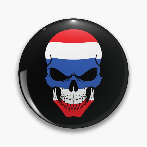 Item preview, Thailand Skull Flag designed and sold by JeffBartels.
