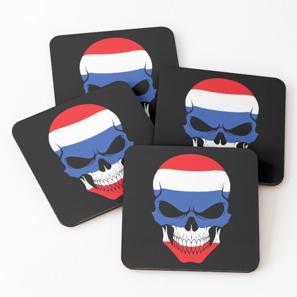 Item preview, Thailand Skull Flag designed and sold by JeffBartels.