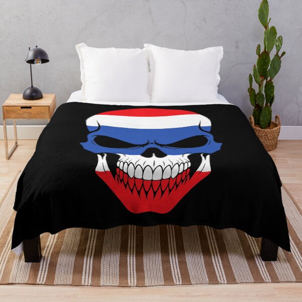 Item preview, Thailand Skull Flag designed and sold by JeffBartels.