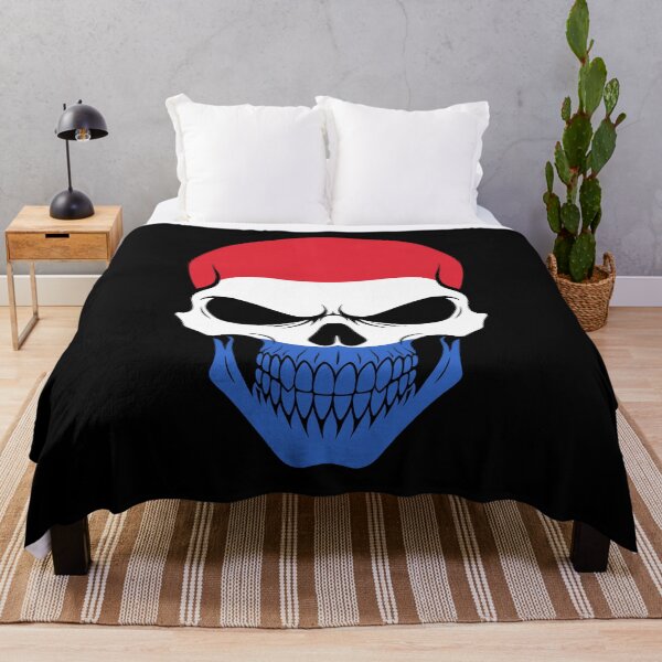Item preview, Netherlands Skull Flag designed and sold by JeffBartels.