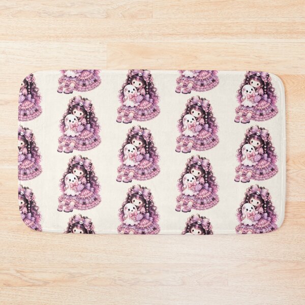Item preview, Kawaii Ghost Hug Girl | Pastel Goth Coquette Halloween Plushie designed and sold by looplandger.
