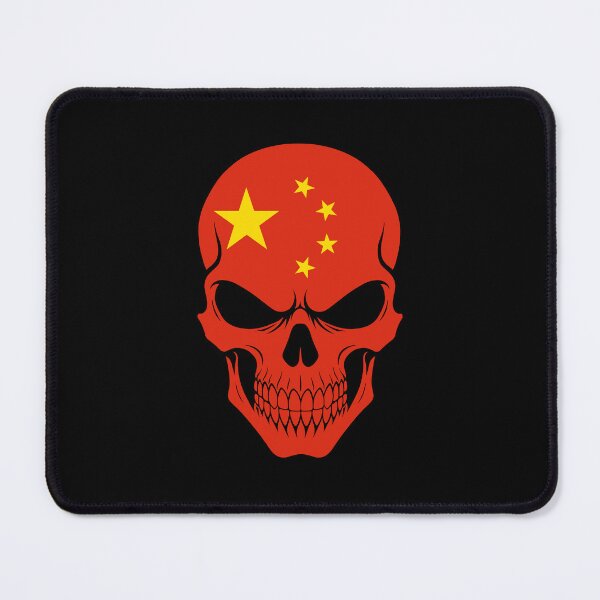 Item preview, China Skull Flag designed and sold by JeffBartels.