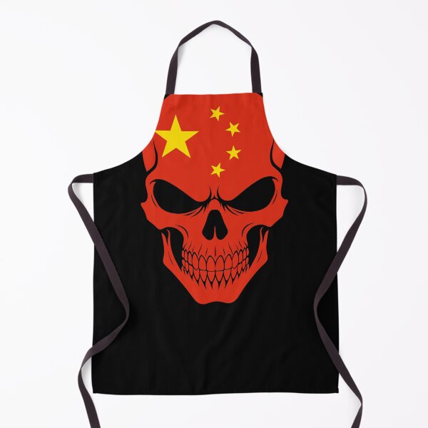 Item preview, China Skull Flag designed and sold by JeffBartels.