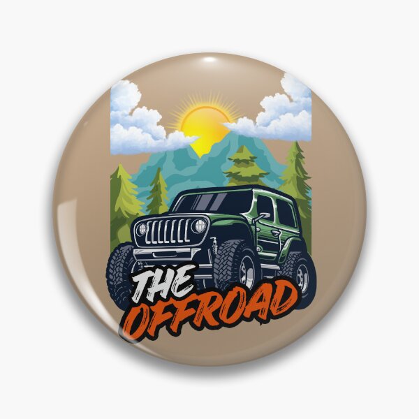 Item preview, The Offroad - Vintage Mountain Adventure Jeep Design designed and sold by GoGreenlove.
