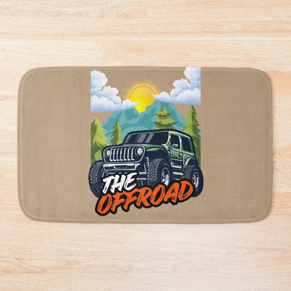 Item preview, The Offroad - Vintage Mountain Adventure Jeep Design designed and sold by GoGreenlove.