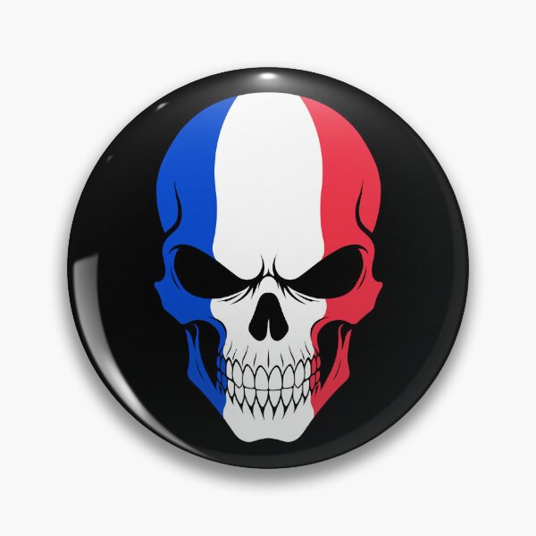Item preview, France Skull Flag designed and sold by JeffBartels.