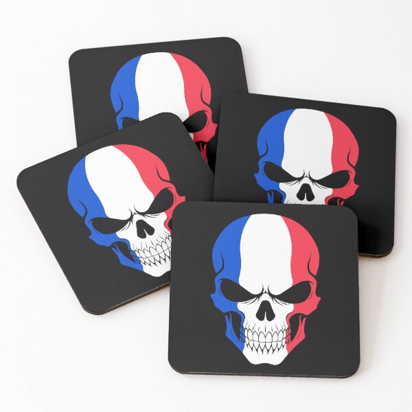 Item preview, France Skull Flag designed and sold by JeffBartels.