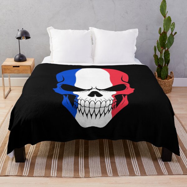 Item preview, France Skull Flag designed and sold by JeffBartels.