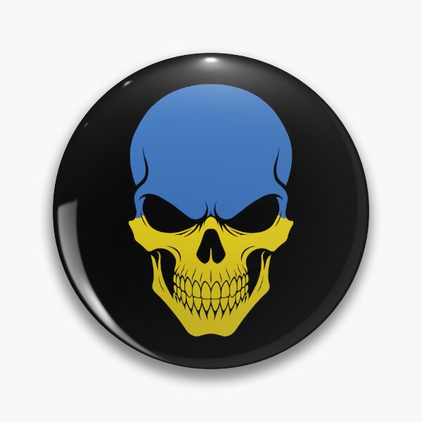Item preview, Ukraine Skull Flag designed and sold by JeffBartels.
