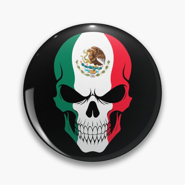 Item preview, Mexico Skull Flag designed and sold by JeffBartels.