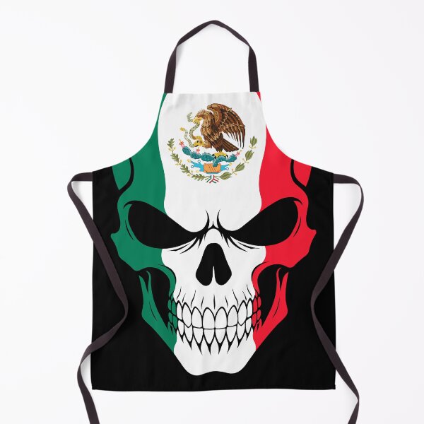 Item preview, Mexico Skull Flag designed and sold by JeffBartels.