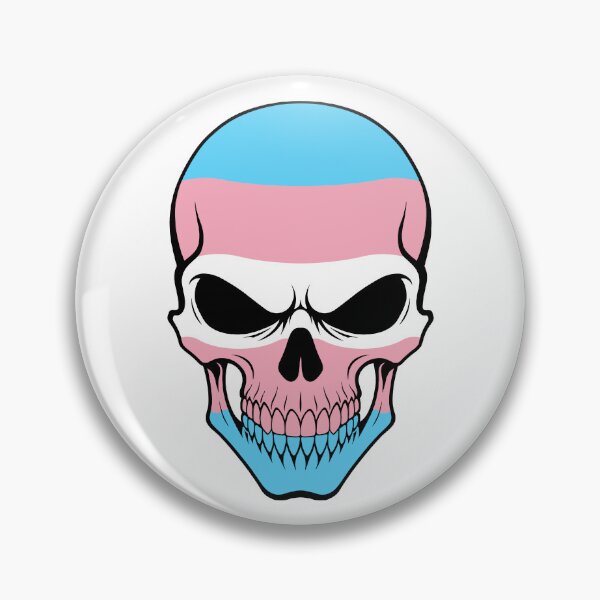 Item preview, Transgender Skull Flag designed and sold by JeffBartels.