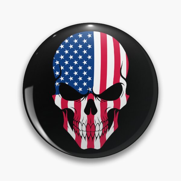 Item preview, United States Skull Flag designed and sold by JeffBartels.