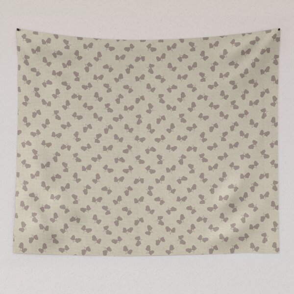 Item preview, Taupe Botanical Silhouette Floral on cream Neutral Cottagecore designed and sold by Designs by christel_treiber.